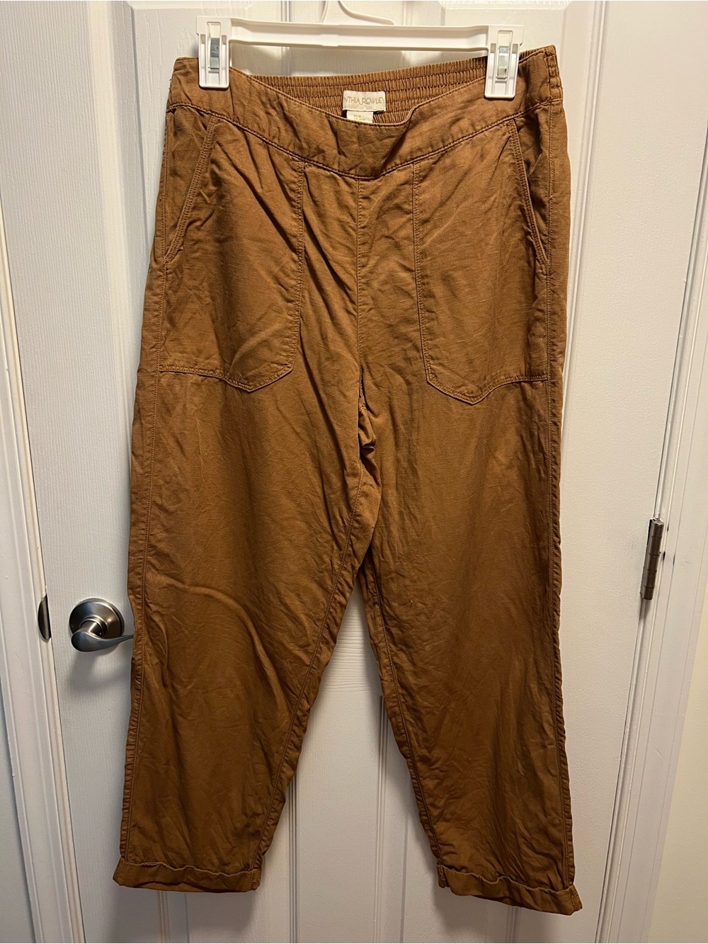 Cynthia Rowley Brown/Tan Relaxed Chinos
